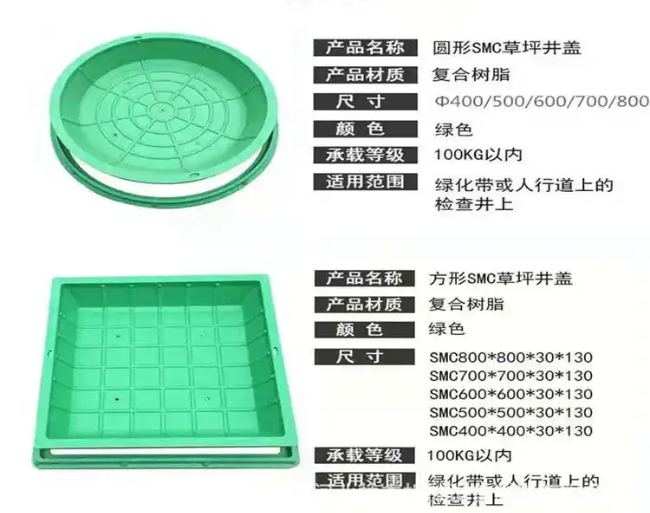 开江树脂复合种植井盖展示